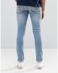 Cheap Monday Tight Jeans Skinny Fit In Stonewash Blue