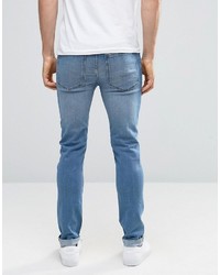 Cheap Monday Tight Skinny Jeans Blue Wave