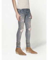 Amiri Ultra Suede Low Rise Skinny Jeans