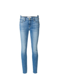 Frame Denim Unfinished Double Waistband Jeans