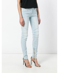 Balmain Zipped Cuff Skinny Jeans