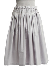 Brock Collection Sibylle Cotton And Silk Blend Skirt