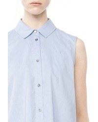Alexander Wang Cotton Poplin Cropped Shirt