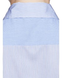 Equipment Mina Tie Front Stripe Sleeveless Shirt