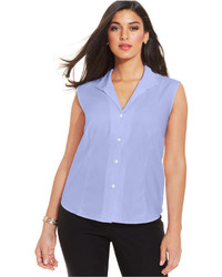 Jones New York Collection Plus Size Easy Care Sleeveless Shirt