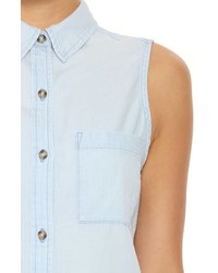 AG Jeans The Ardyn Sleeveless Shirt Pacific Tide