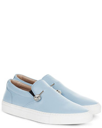 Coliac Light Blue Leather Veronica Sneakers