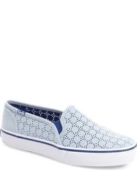 Keds Double Decker Perforated Slip On Sneaker