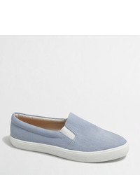 J.Crew Factory Factory Chambray Slip On Sneakers
