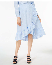 Jill Stuart Jill Ruffled Faux Wrap Midi Skirt Created For Macys