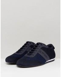 Boss Green By Hugo Boss Knitted Sneakers Navy