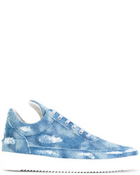 Filling Pieces Distressed Lace Up Sneakers