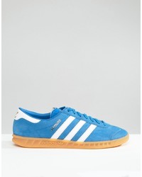 adidas Originals Hamburg Sneakers In Blue S76697