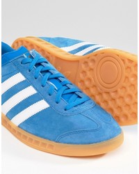 adidas Originals Hamburg Sneakers In Blue S76697
