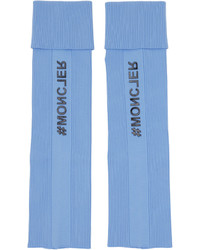 MONCLER GRENOBLE Blue Legwarmer Socks