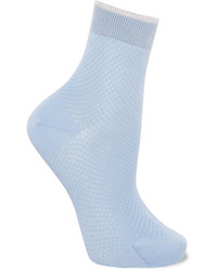 light blue socks womens