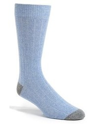 Etiquette Clothiers Lots Of Cash Socks Light Blue Mediumlarge