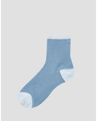 Monki Metallic Socks