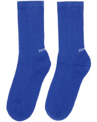 SOCKSSS Two Pack Blue Purple Socks