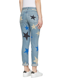 Stella McCartney Blue Star Skinny Boyfriend Jeans