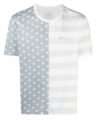 Buscemi Flag Print Cotton T Shirt