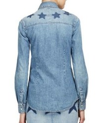 Givenchy Star Detail Denim Shirt