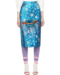 Gucci Blue Starry Sky Ufo Skirt