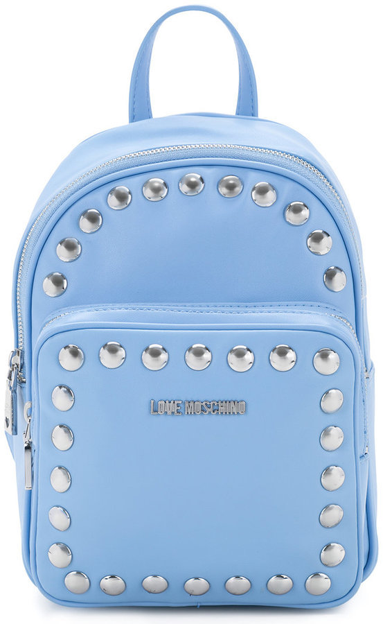 Love Moschino Studded Logo Backpack 296 farfetch Lookastic