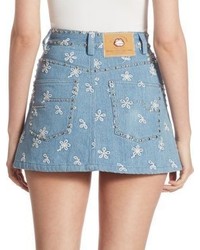 Marc Jacobs Studded Denim Mini Skirt