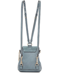 Chloé Blue Mini Faye Backpack