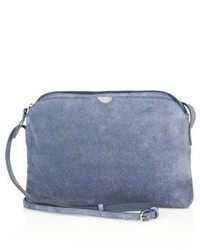 The Row Suede Multi Pouch Crossbody Bag
