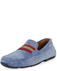 Bally Pearce Suede Driver Blue