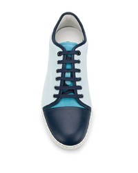 Lanvin Panelled Low Top Sneakers