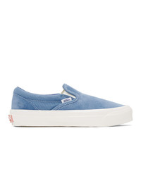 Vans Blue Suede Og Classic Slip On Sneaker