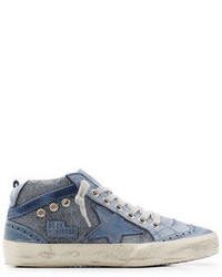 Golden Goose Deluxe Brand Golden Goose Super Star Leather And Suede Sneakers