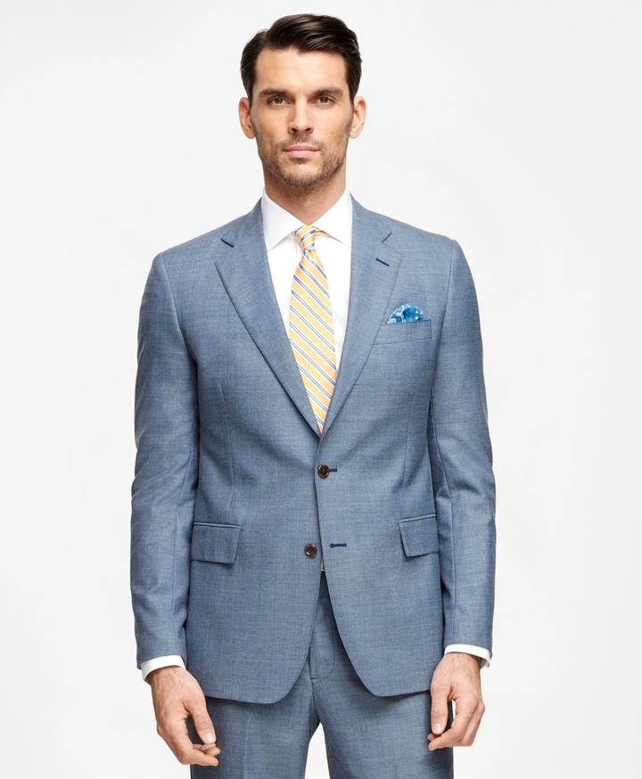 Milano Fit Brooks Brothers Cool Micro-Check Trousers