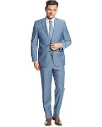 Michael Kors Michael Navy Pinstripe Suit in Blue for Men