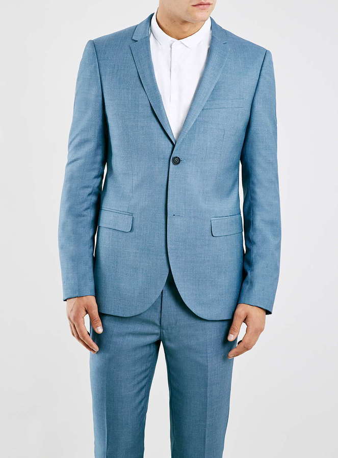 Light Blue Skinny Suit - Hardon Clothes