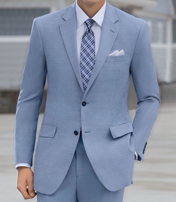 jos a bank light blue suit