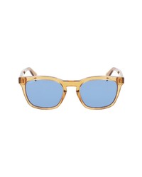 Lanvin 54mm Rectangular Sunglasses In Caramel At Nordstrom