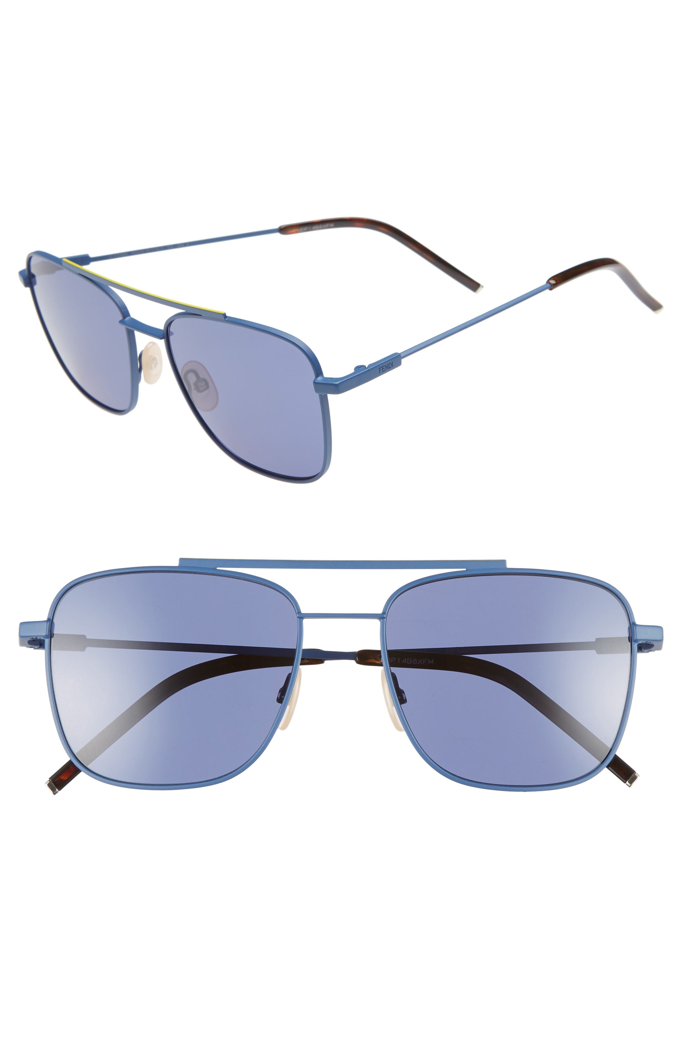 fendi 55mm navigator sunglasses