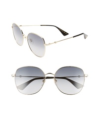 Gucci 59mm Round Sunglasses