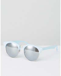 Aj Morgan Blue Frame Sunglasses