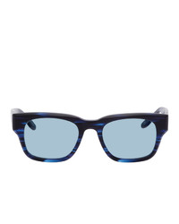 Western Hydrodynamic Research Black And Blue Barton Perreira Edition Matte Sunglasses