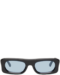 BONNIE CLYDE Black Blue Slide Sunglasses
