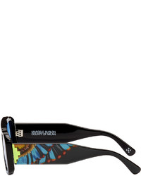 Marcelo Burlon County of Milan Black Retrosuperfuture Edition Cruz Wings Sunglasses