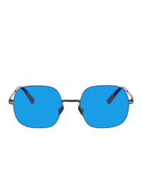 Mykita Blue Gold Momo Sunglasses