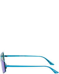 Balenciaga Blue Shield Sunglasses