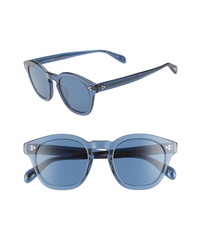 Oliver Peoples Boudreau 48mm Round Sunglasses
