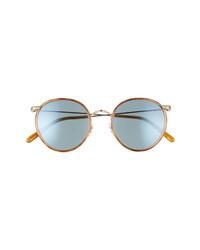 Oliver Peoples Casson 49mm Round Sunglasses